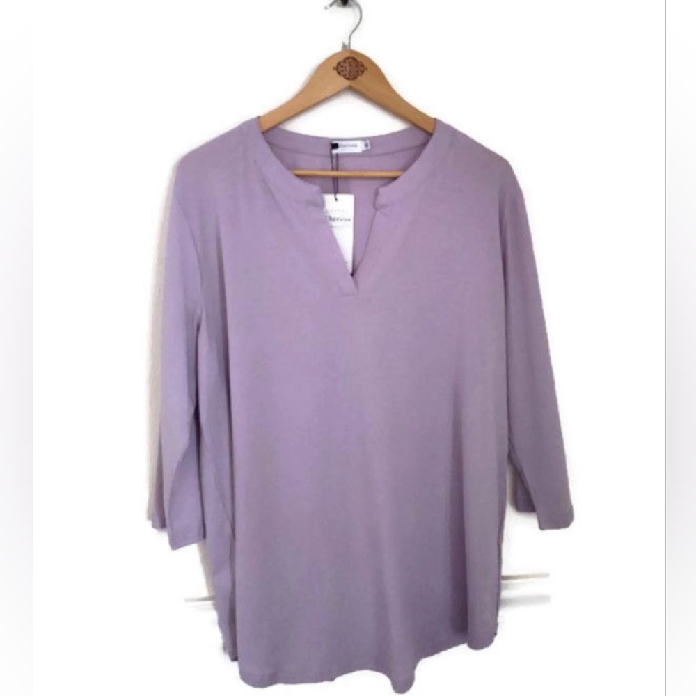 New SHEROSA New Lavender Comfy Tunic Top Size XL